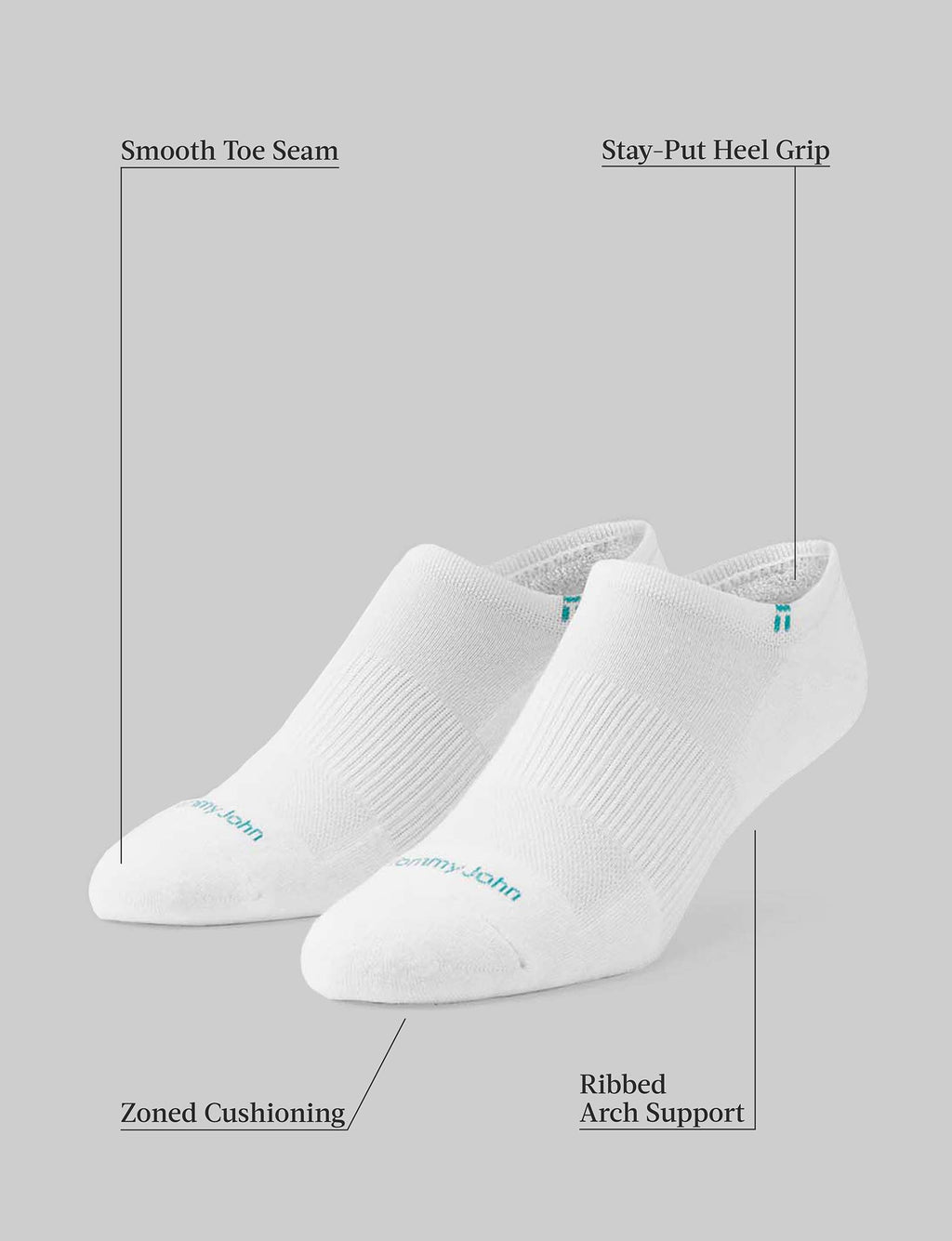 Cushioned No Show Sock (3-Pack)
